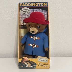 Paddington Bear Talking Plush Rainbow Designs PA1347 Studiocanal 12" NOT WORKING